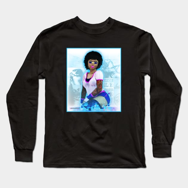 Shawna TC Long Sleeve T-Shirt by ChrisOConnell